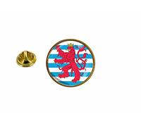 Akachafactory pins pin Badge pin's Drapeau Luxembourg Lion Rond cocarde