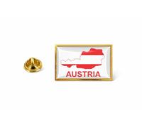 Akachafactory pins pin Badge pin's Drapeau Pays Carte A Autriche
