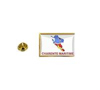 Akachafactory pins pin Badge pin's Drapeau Pays Carte departement charente Maritime