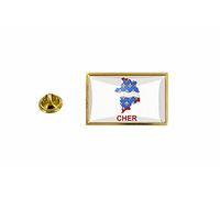 akachafactory pins pin Badge pin's Drapeau Pays Carte departement Cher