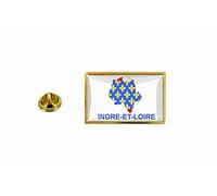 akachafactory pins pin Badge pin's Drapeau Pays Carte departement indre et Loire