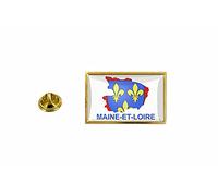 akachafactory pins pin Badge pin's Drapeau Pays Carte departement Maine et Loire