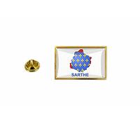 akachafactory pins pin Badge pin's Drapeau Pays Carte departement sarthe