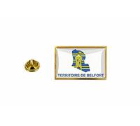 Akachafactory pins pin Badge pin's Drapeau Pays Carte departement Territoires de Belfort
