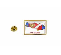 akachafactory pins pin Badge pin's Drapeau Pays Carte departement val d'oise