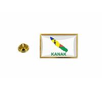 Akachafactory pins pin Badge pin's Drapeau Pays Carte NC Nouvelle caledonie kanak kanaky