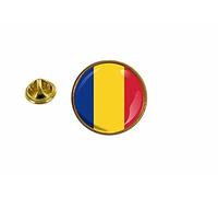 Akachafactory pins pin Badge pin's Drapeau Roumanie roumain Rond cocarde