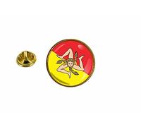 Akachafactory pins pin Badge pin's Drapeau sicile sicilien Sicilia Rond