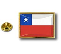 Akachafactory pins pin Badge pin's Metal avec Pince Papillon Drapeau Chili chilien