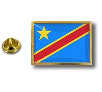 Akachafactory pins pin Badge pin's Metal avec Pince Papillon Drapeau Congo rdc