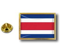 Akachafactory pins pin Badge pin's Metal avec Pince Papillon Drapeau Costa Rica