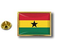 Akachafactory pins pin Badge pin's Metal avec Pince Papillon Drapeau Ghana ghaneen