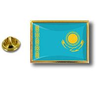 Akachafactory pins pin Badge pin's Metal avec Pince Papillon Drapeau Kazakhstan Kazakh