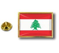 Akachafactory pins pin Badge pin's Metal avec Pince Papillon Drapeau Liban libanais