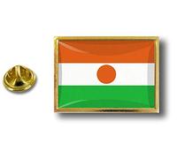 Akachafactory pins pin Badge pin's Metal avec Pince Papillon Drapeau Niger Nigerien