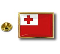 Akachafactory pins pin Badge pin's Metal avec Pince Papillon Drapeau Tonga