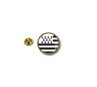 Akachafactory pins pin Badge pin's Metal Biker Motard Biker Drapeau Bretagne Breton
