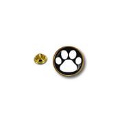 Akachafactory pins pin Badge pin's Metal Biker Motard Patte Chien Chat Empreinte Loup Wolf