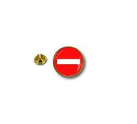 Akachafactory pins pin Badge pin's Metal Biker Motard Sens Interdit Danger