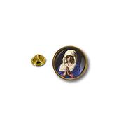 Akachafactory pins pin Badge pin's Metal Broche Drapeau Vierge Marie chretien Jesus