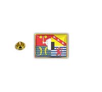 Akachafactory pins pin Badge pin's Metal Broche Pince Papillon Drapeau Moselle France