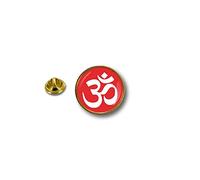 Akachafactory pins pin Badge pin's Metal Broche Pince Papillon Drapeau ohm Om Yoga boudhiste