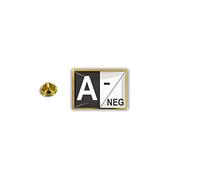 Akachafactory pins pin Badge pin's Metal Broche Pince Papillon Groupe sanguin A+ A negatif