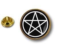Akachafactory pins pin Badge pin's Metal Button Pentagramme Pentacle Satan 666 satanisme