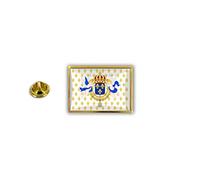 Akachafactory pins pin Badge pin's Metal epoxy avec Pince Papillon Drapeau Royal Roi de France