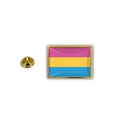 Akachafactory pins pin Badge pin's Metal epoxy Drapeau Arc en Ciel Rainbow pansexuel