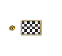 Akachafactory pins pin Badge pin's Metal epoxy Pince Papillon Drapeau Damier Course Formule 1