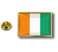 Akachafactory pins pin Badge pin's Metal Pince Papillon Drapeau Cote D'Ivoire ivoirien