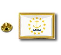 Akachafactory pins pin Badge pin's Metal Pince Papillon Drapeau Etats USA Rhode Islands