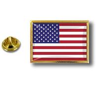Akachafactory pins pin Badge pin's Metal Pince Papillon Drapeau USA Etats Unis americain
