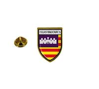 Akachafactory pins pin Badge pin's Souvenir Ville Drapeau Pays Blason baleares Espagne
