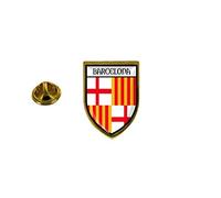 Akachafactory pins pin Badge pin's Souvenir Ville Drapeau Pays Blason Barcelone Barcelona
