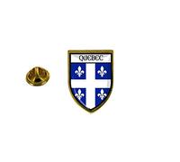 Akachafactory pins pin Badge pin's Souvenir Ville Drapeau Pays Blason Canada Quebec