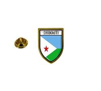 Akachafactory pins pin Badge pin's Souvenir Ville Drapeau Pays Blason Djibouti
