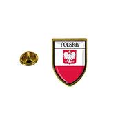 Akachafactory pins pin Badge pin's Souvenir Ville Drapeau Pays Blason Drapeau Pologne polonais