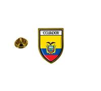 Akachafactory pins pin Badge pin's Souvenir Ville Drapeau Pays Blason Equateur equatorien