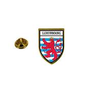 Akachafactory pins pin Badge pin's Souvenir Ville Drapeau Pays Blason Luxembourg Lion
