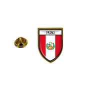 Akachafactory pins pin Badge pin's Souvenir Ville Drapeau Pays Blason perou peruvien