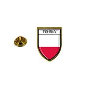 Akachafactory pins pin Badge pin's Souvenir Ville Drapeau Pays Blason Pologne polonais