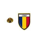 Akachafactory pins pin Badge pin's Souvenir Ville Drapeau Pays Blason Tchad tchadien