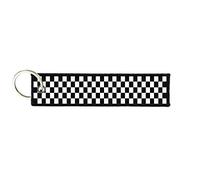 Akachafactory Port cles Clef cle Homme Femme Tissu Brode Imprime Drapeau Damier Formule 1