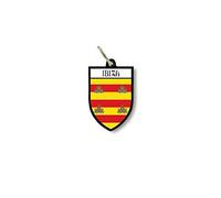 Akachafactory Porte cles clefs cle drapeau collection ville blason ibiza espagne