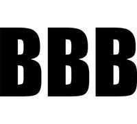 Akachafactory Set 3X Autocollant Sticker Porte Voiture Moto Alphabet Boite Lettre nom Noir B