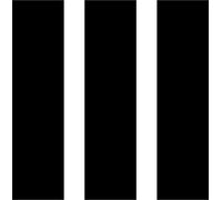 Akachafactory Set 3X Autocollant Sticker Porte Voiture Moto Alphabet Boite Lettre nom Noir I