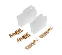 Akaddy T-Type 2 Broches Connecteur d'alimentation CC pour VHF/UHF Kenwood Yaesu Icom Radio