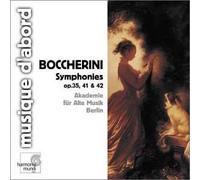 Akademie für Alte Musik Berlin - Boccherini : Symphonies op.35, 41, 42 ( coll. Musique d'abord )
